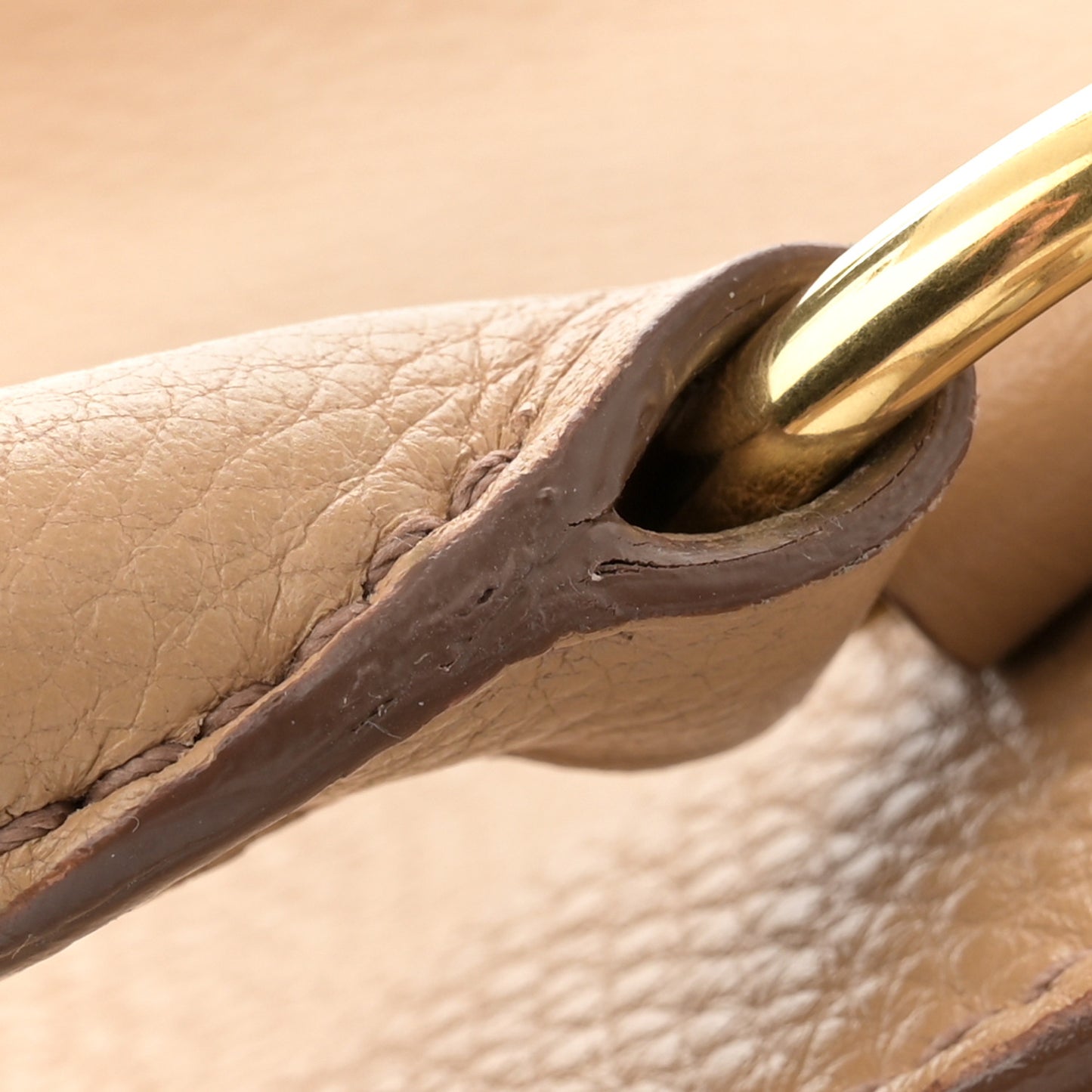 Vitello Daino Shopping Tote Noisette