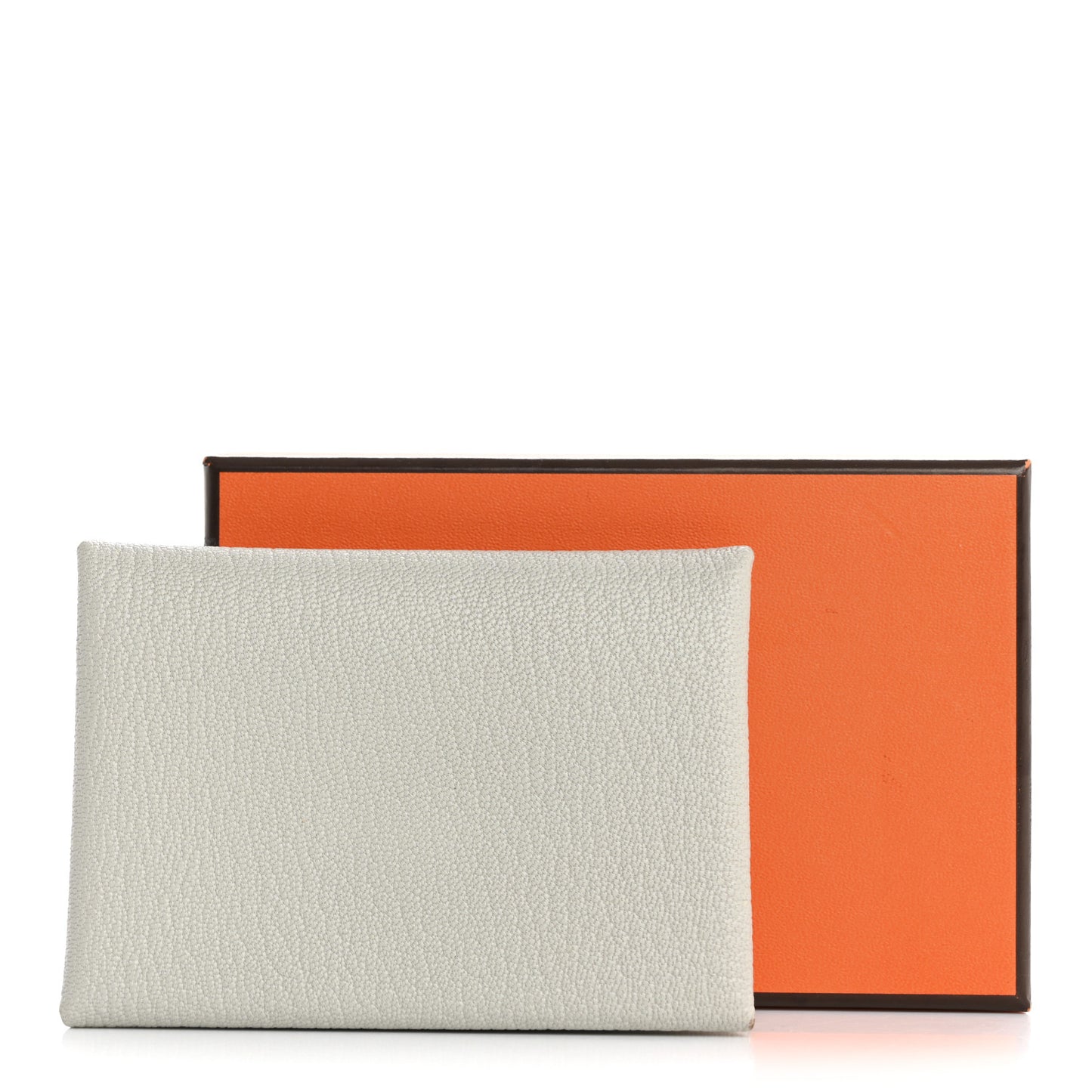 Chevre Mysore Calvi Duo Card Case Gris Perle