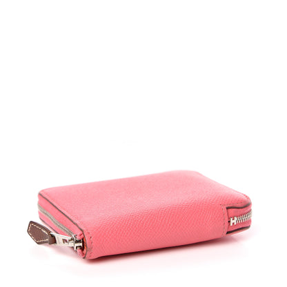 Hermes Epsom Silk'In Compact Wallet Rose Azalee 4 of 9