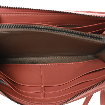 Bottega Veneta Nappa Intrecciato Half Zip Around Wallet Pompei 6 of 12
