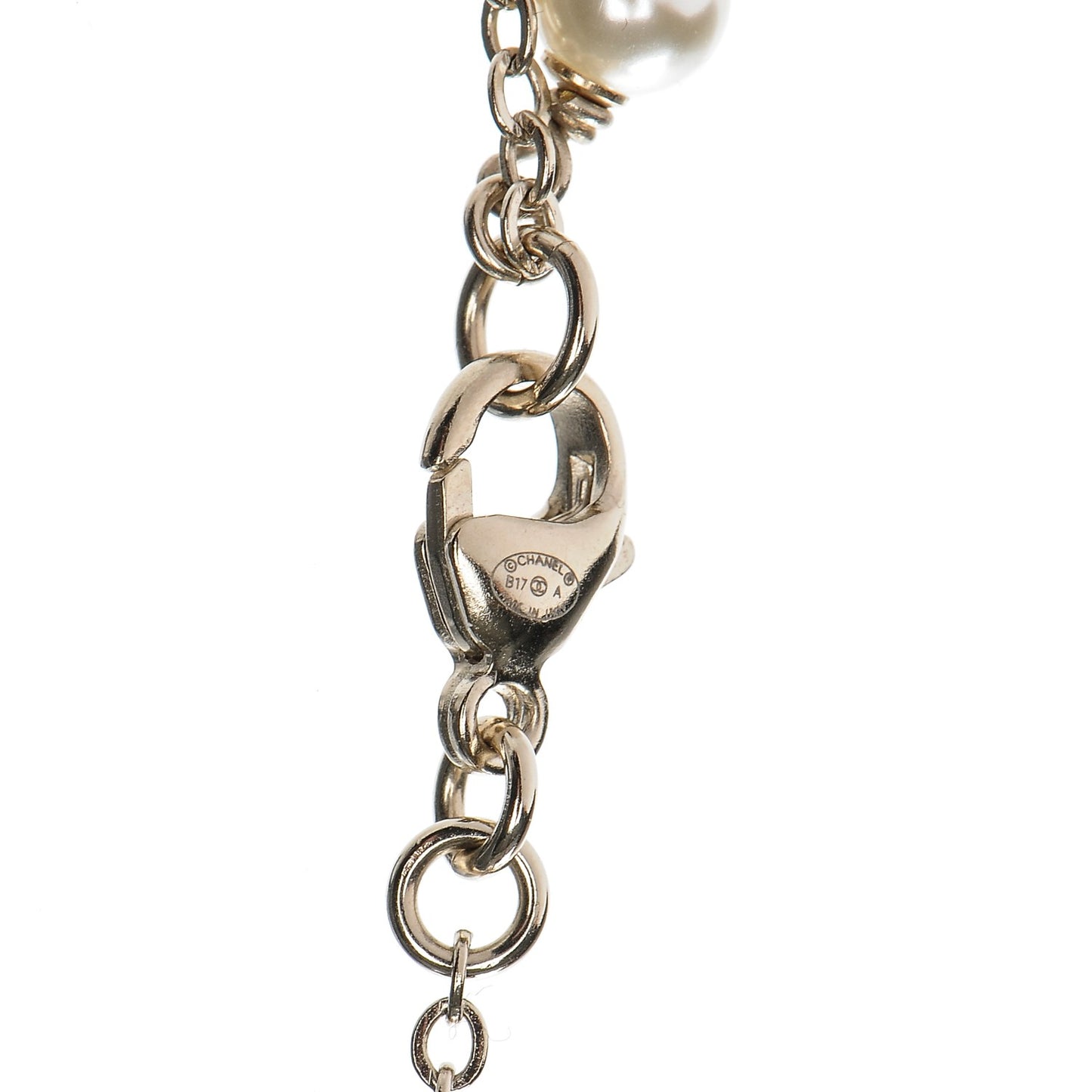 Crystal CC Necklace Gold