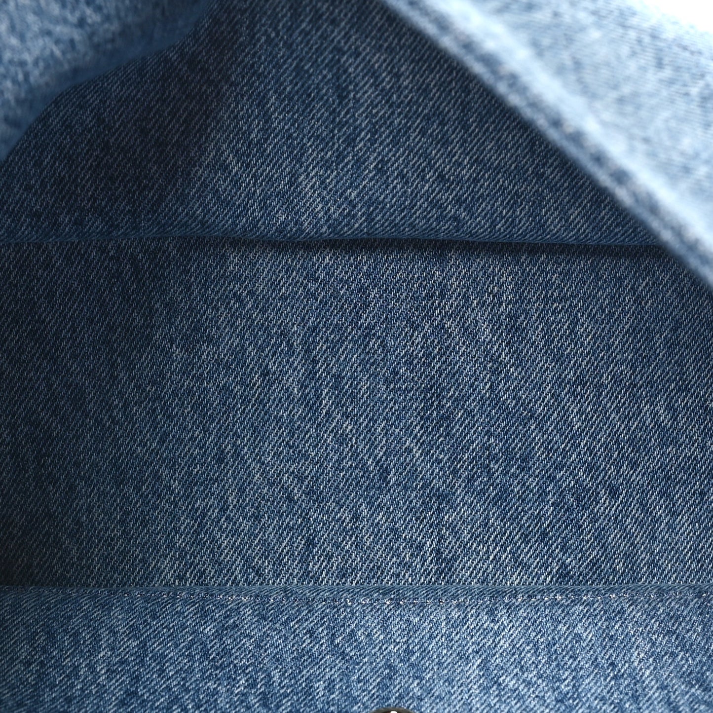 Denim Small Souplissimo Maxi Flap  Blue