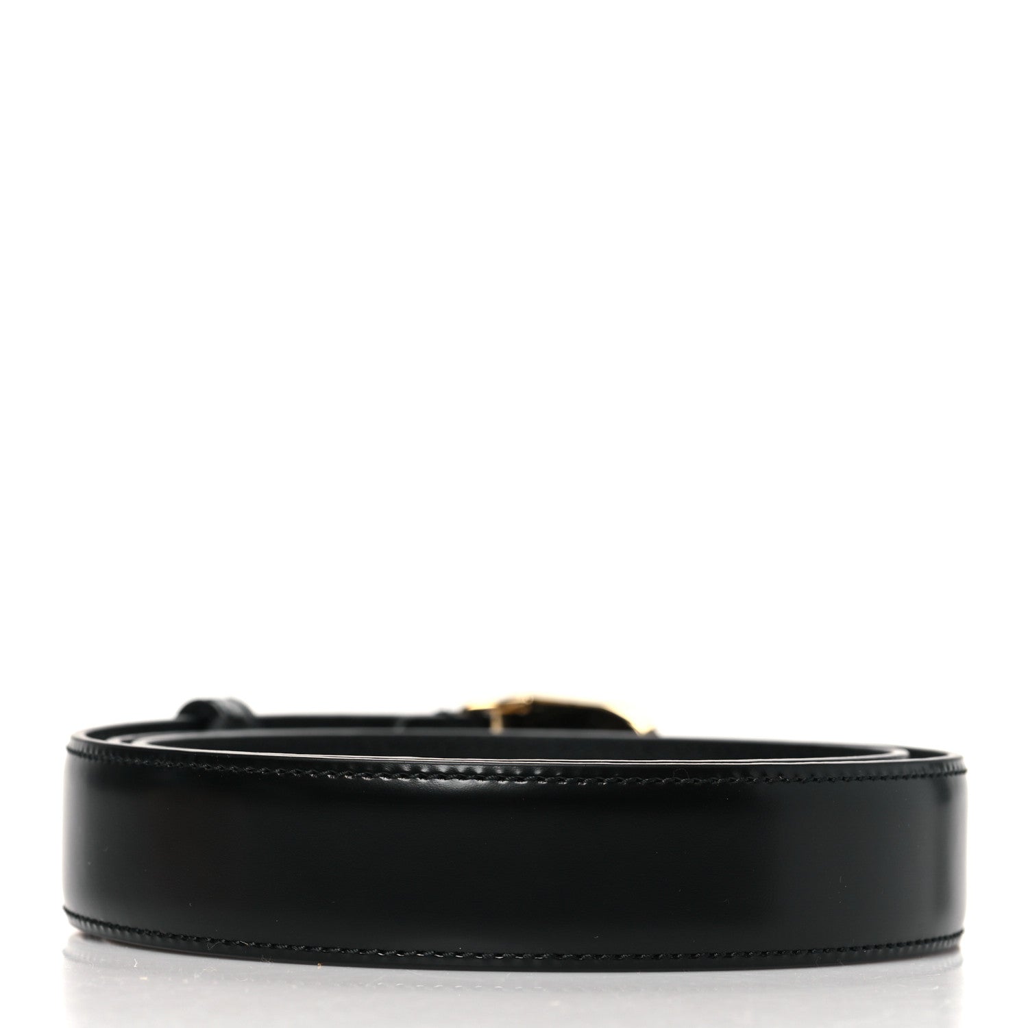 Gucci Calfskin Logo Belt 95 38 Black 2 of 6