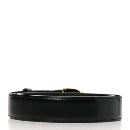 Gucci Calfskin Logo Belt 95 38 Black 2 of 6