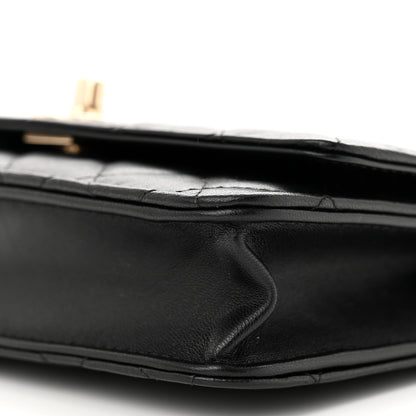 Chanel Lambskin Quilted Trendy CC Wallet On Chain WOC Black 11 of 13