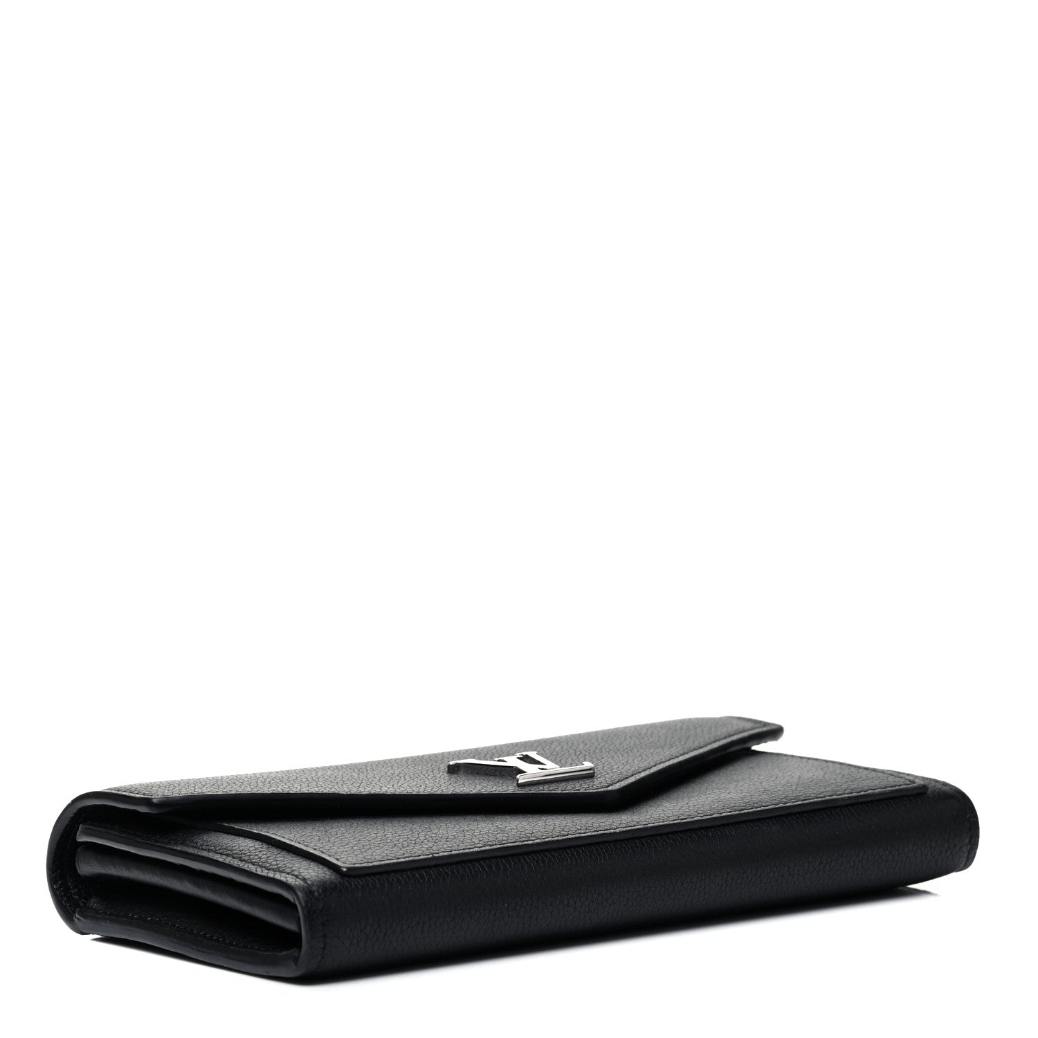 Louis Vuitton Soft Calfskin My Lockme Wallet Black 6 of 8