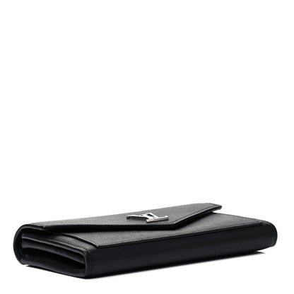 Louis Vuitton Soft Calfskin My Lockme Wallet Black 6 of 8