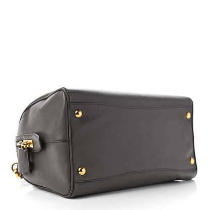 Prada Saffiano Lux Bauletto Grafite 4 of 9
