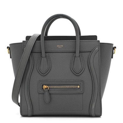 Celine Baby Drummed Calfskin Nano Luggage  Kohl 1 of 10