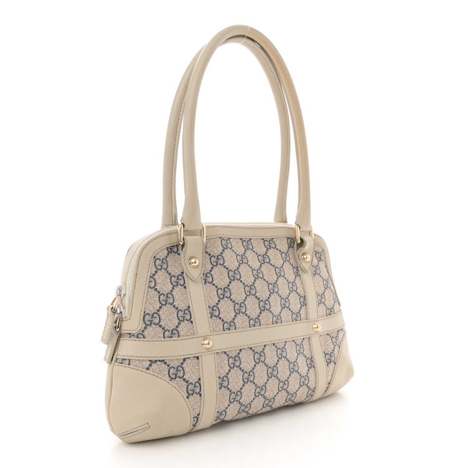 Gucci Monogram Reins Tote Navy 3 of 7