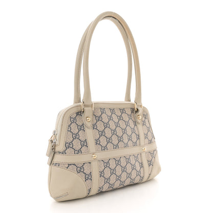 Gucci Monogram Reins Tote Navy 3 of 7