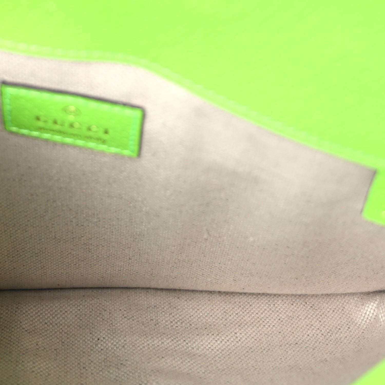 Gucci GG Supreme Monogram Web Small Ophidia Belt Bag Beige Ebony Electric Green Ebony Electric Green 4 of 9