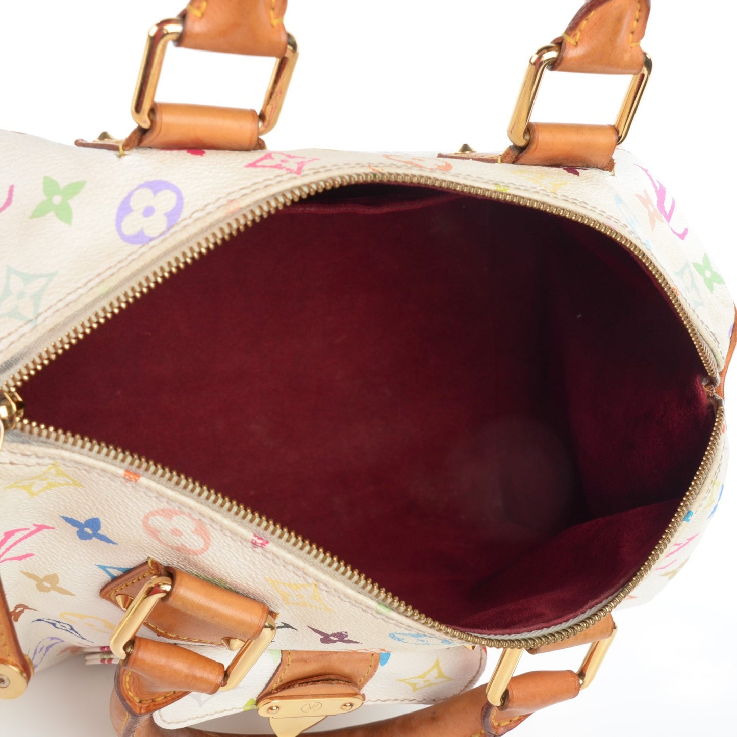 Monogram Multicolor Speedy 30 White