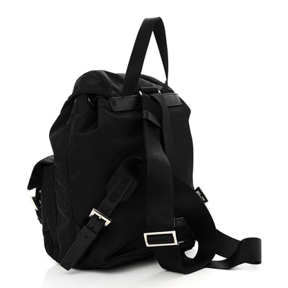 Prada Tessuto Nylon Saffiano Vela Backpack Black 3 of 9