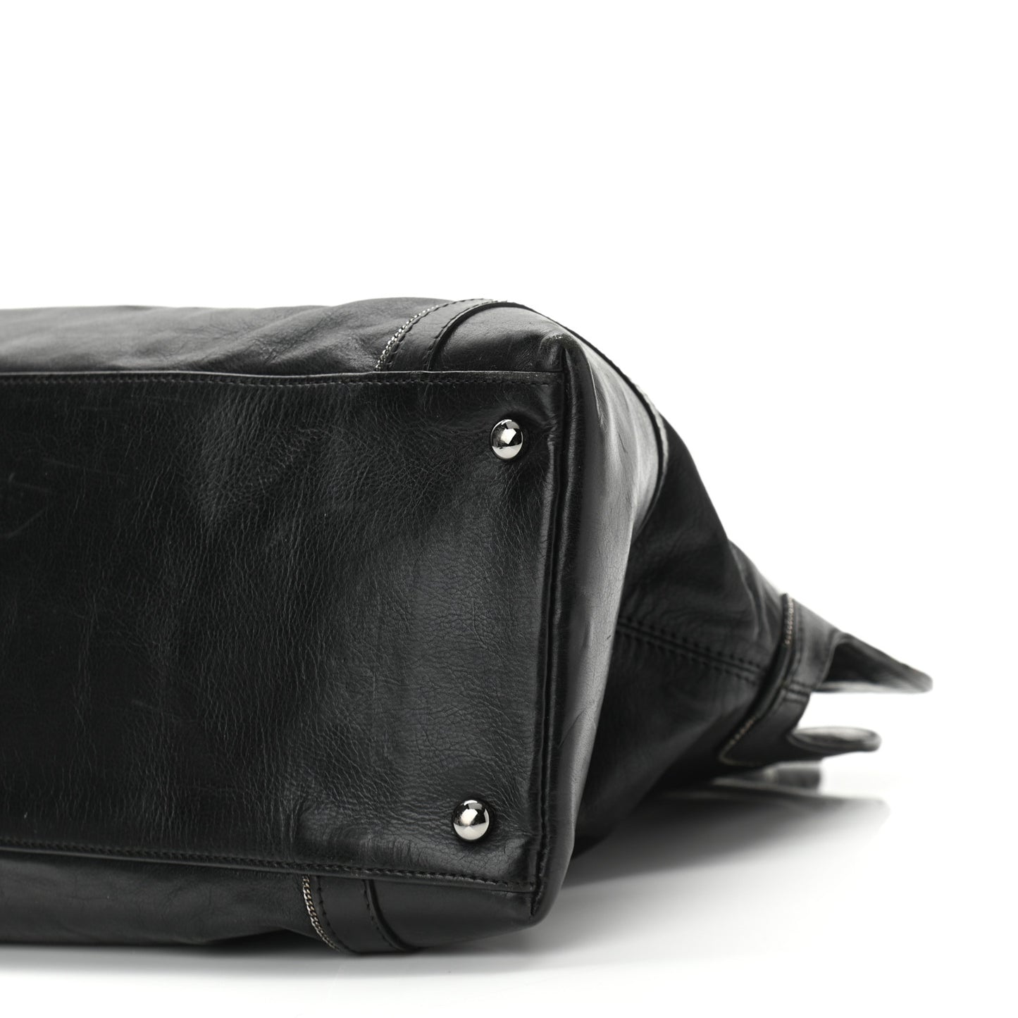 Lambskin East West Soho Shopper Black