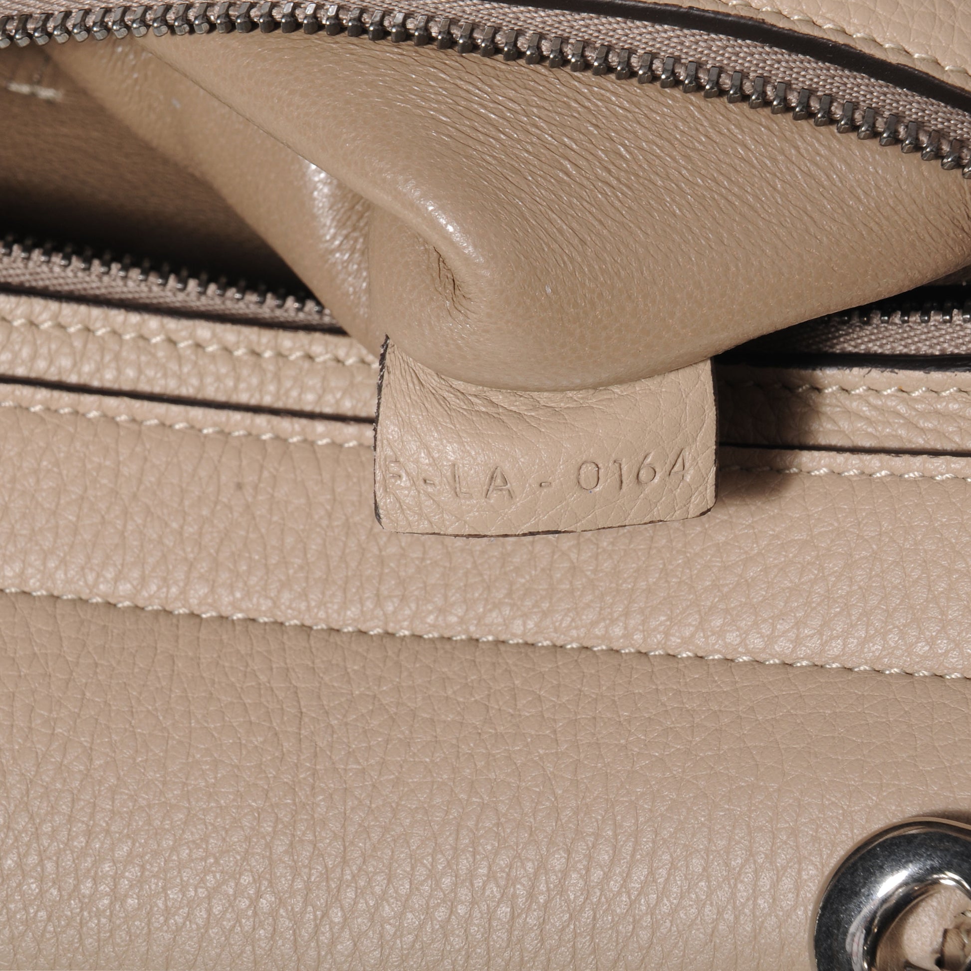 Celine Calfskin and Suede Small Trapeze Dune 7 of 8