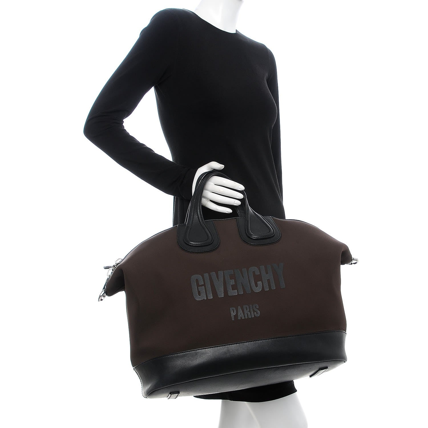 Givenchy Neoprene Logo Nightingale Dark Brown 2 of 7