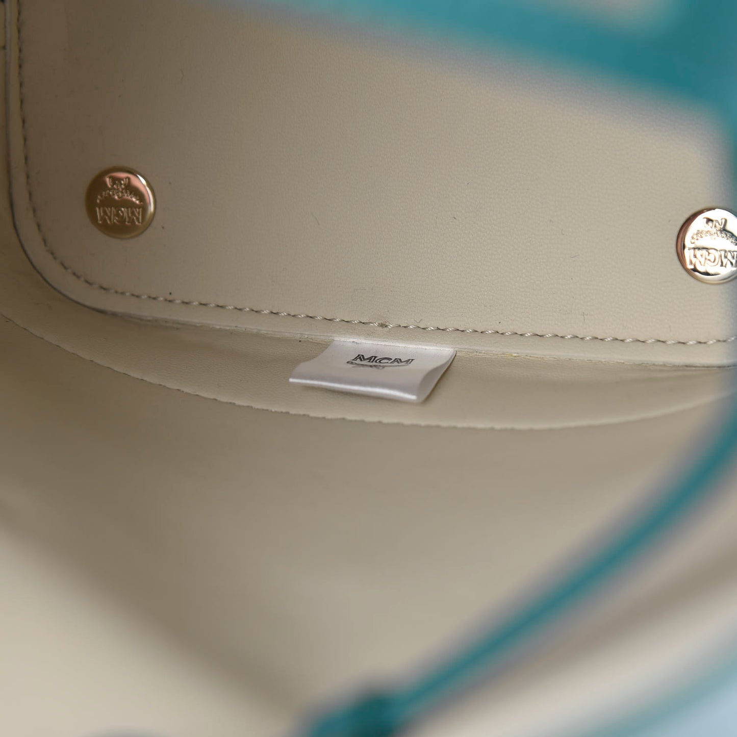 Goatskin Milano Drawstring Mini Bag Deep Lagoon