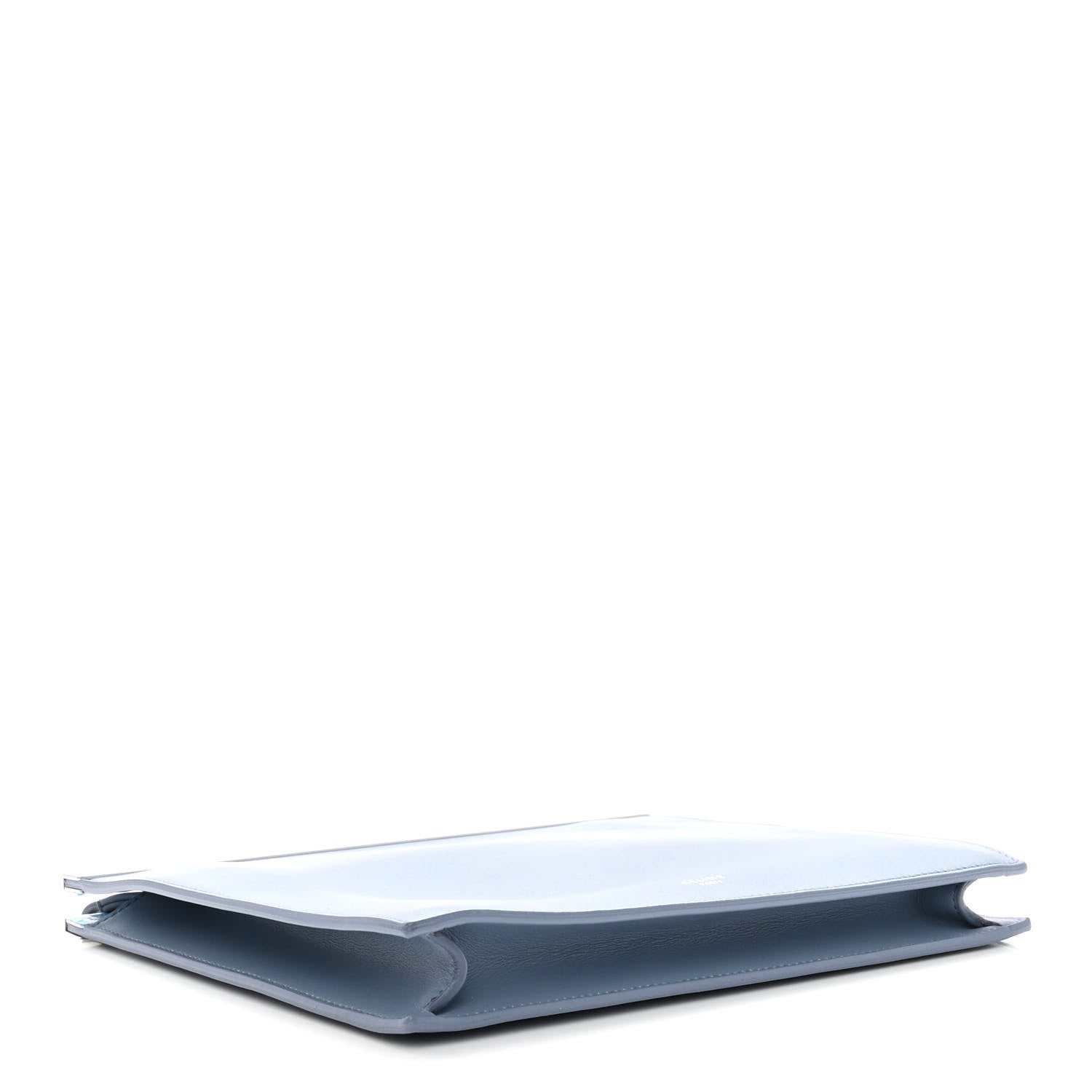 Celine Smooth Calfskin Mini Clasp Bag Medium Blue 4 of 10