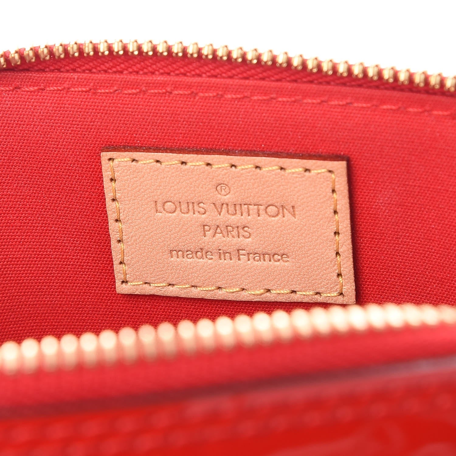 Louis Vuitton Vernis Alma BB Cherry 7 of 8