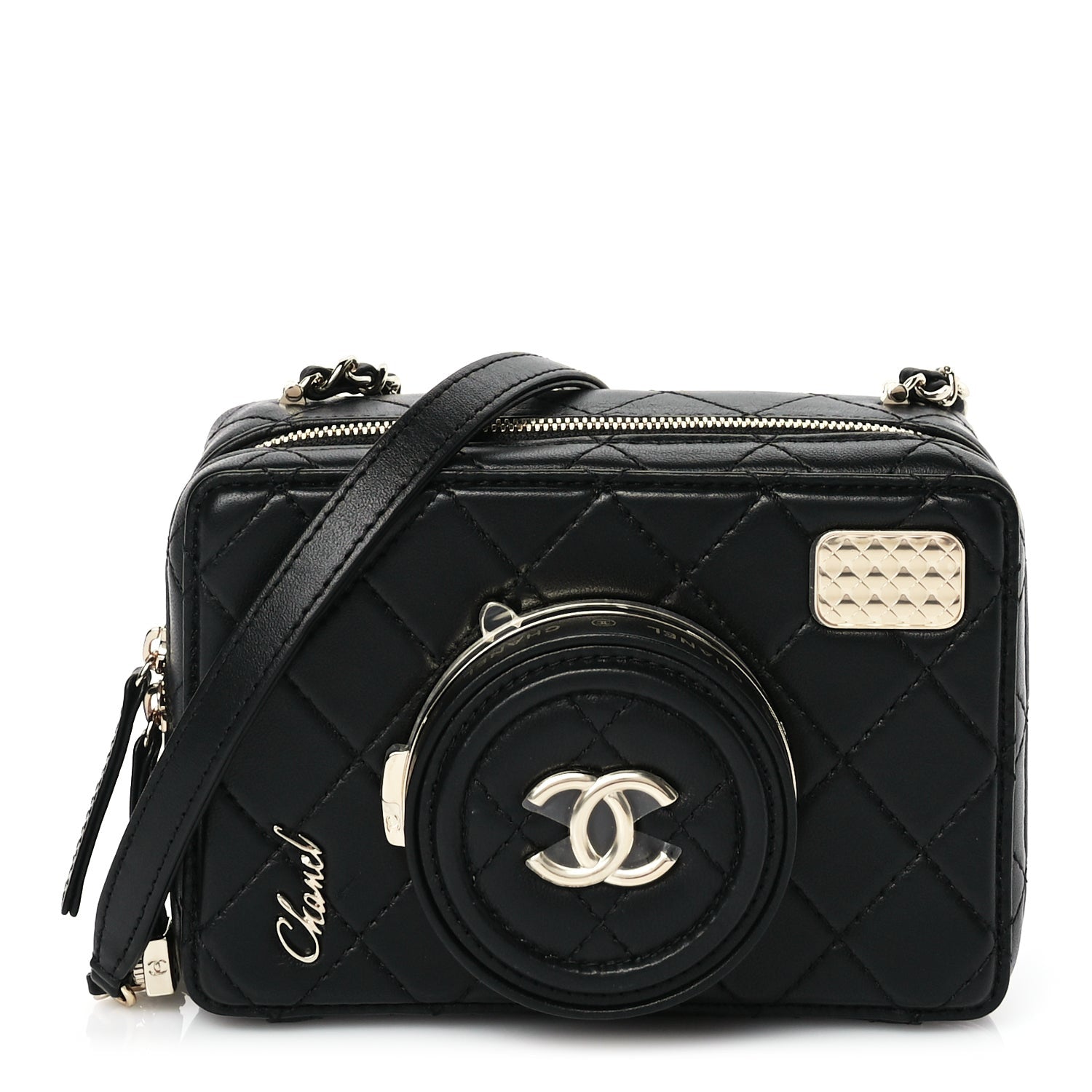 Chanel Lambskin Quilted Coco Click Bag Black 1 of 10