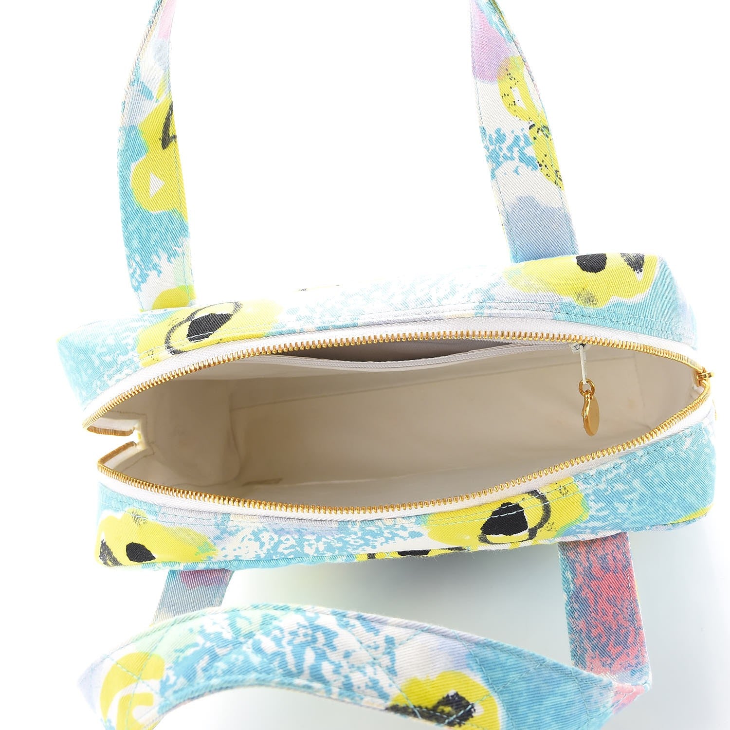 Chanel Canvas Printed Quilted CC Bowler Multicolor 5 of 11