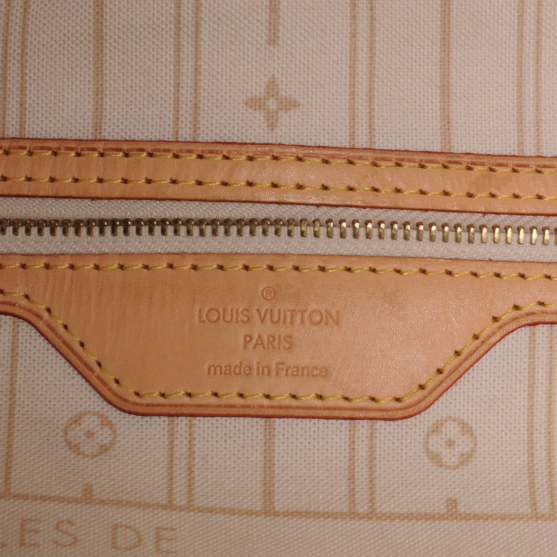 Louis Vuitton Damier Azur Neverfull MM 6 of 7