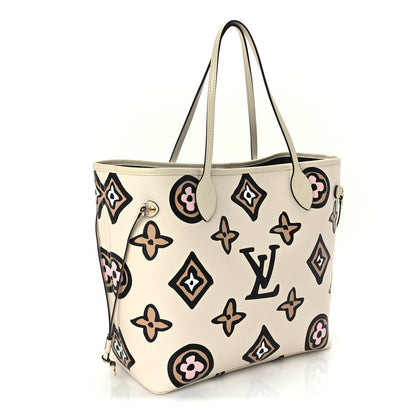 Louis Vuitton Monogram Giant Wild at Heart Neverfull MM  Creme 3 of 9