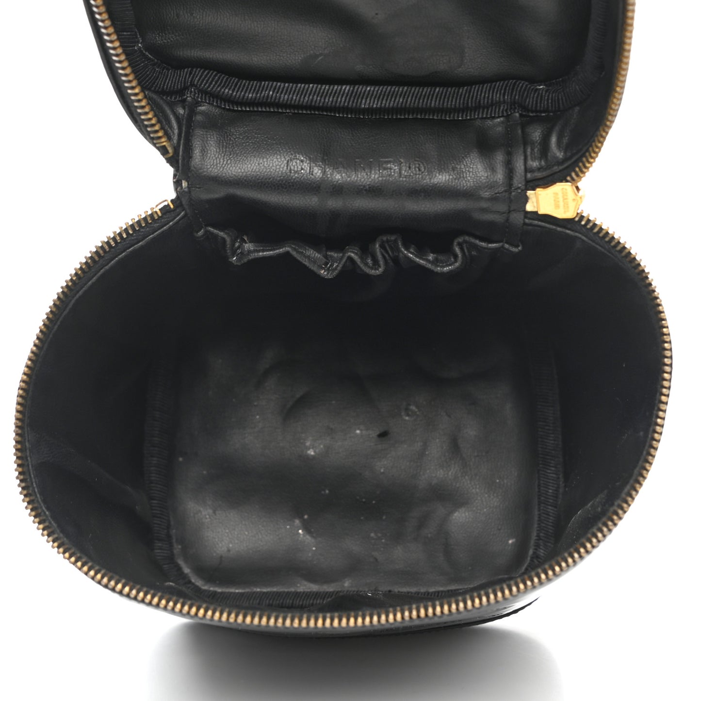 Patent Vanity Cosmetic Case Black