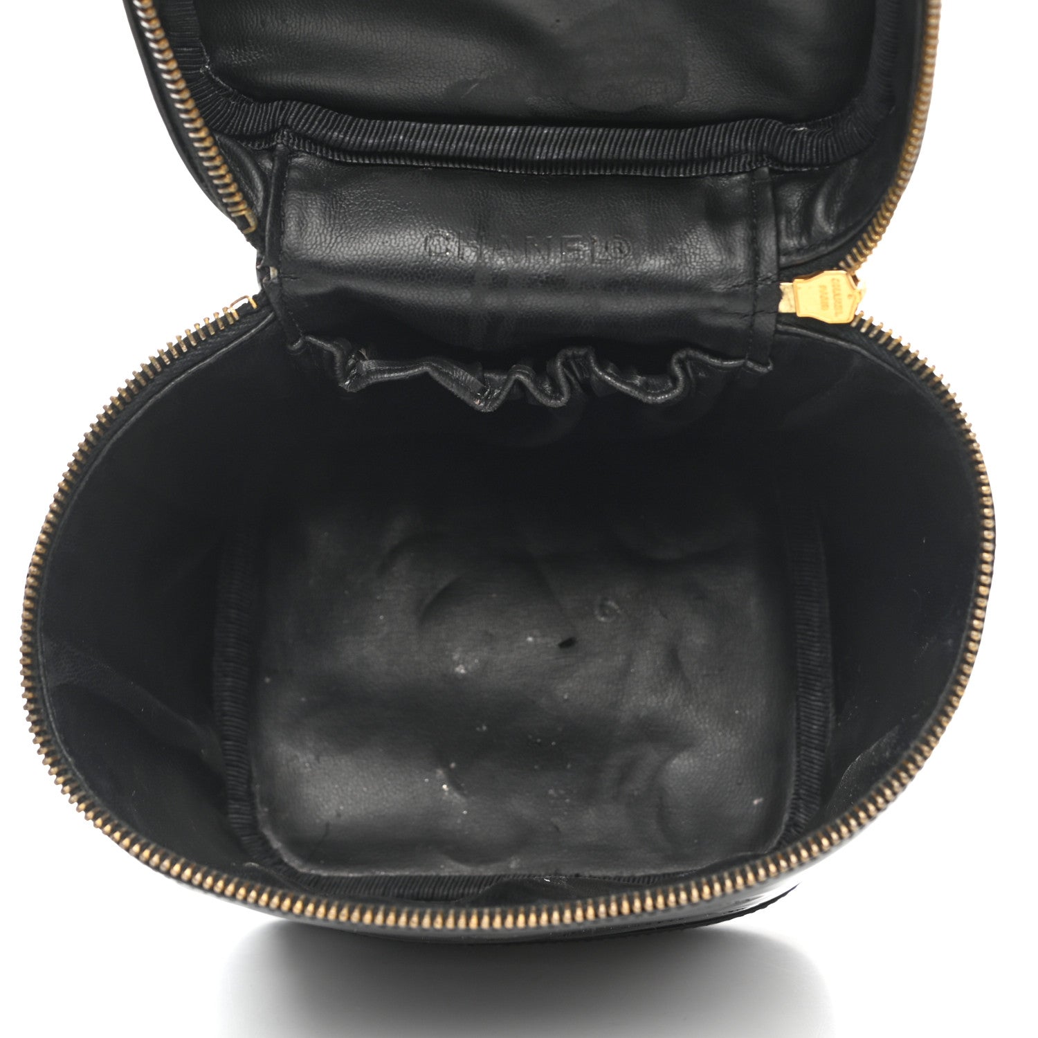 Chanel Patent Vanity Cosmetic Case Black 7 of 12