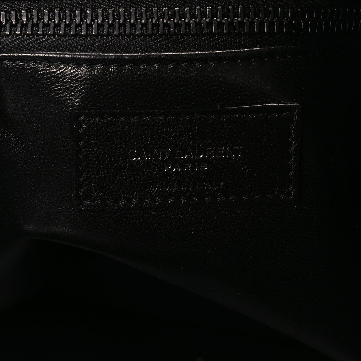 Saint Laurent Lambskin Wide Puffer Tote  Black 5 of 8