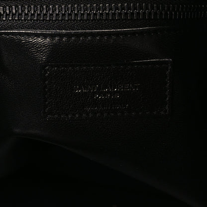 Saint Laurent Lambskin Wide Puffer Tote  Black 5 of 8