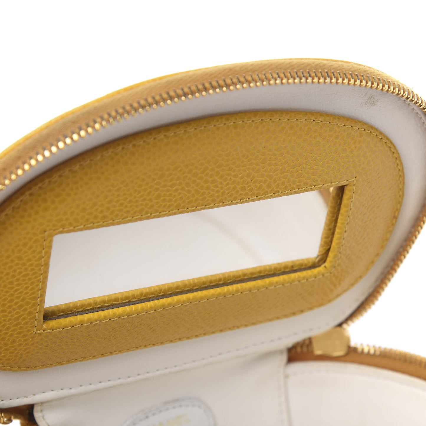 Caviar Vanity Cosmetic Case Yellow