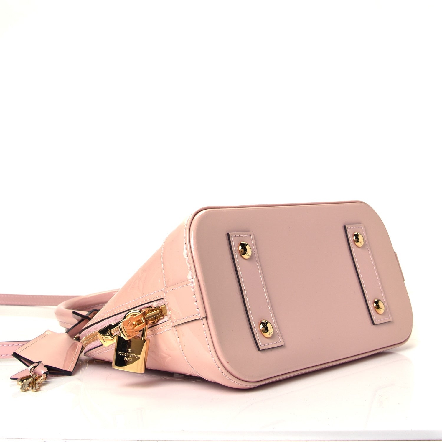 Louis Vuitton Vernis Alma BB Rose Ballerine 3 of 4