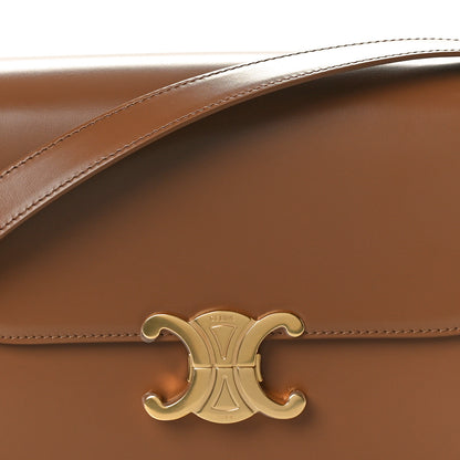 Celine Shiny Calfskin Medium Triomphe Bronze 9 of 11