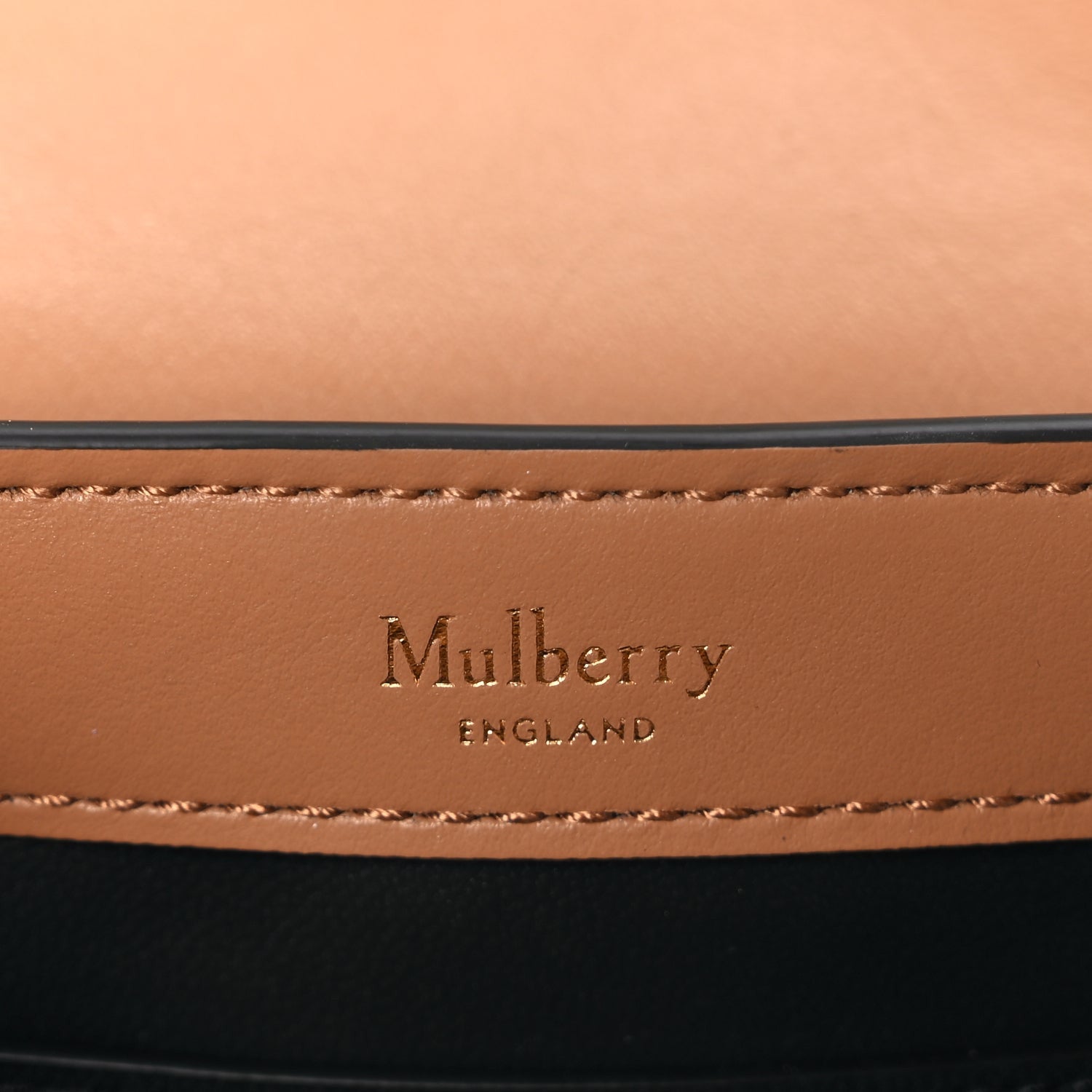 Mulberry High Gloss Calfskin Lana Small Top Handle Sable 5 of 8
