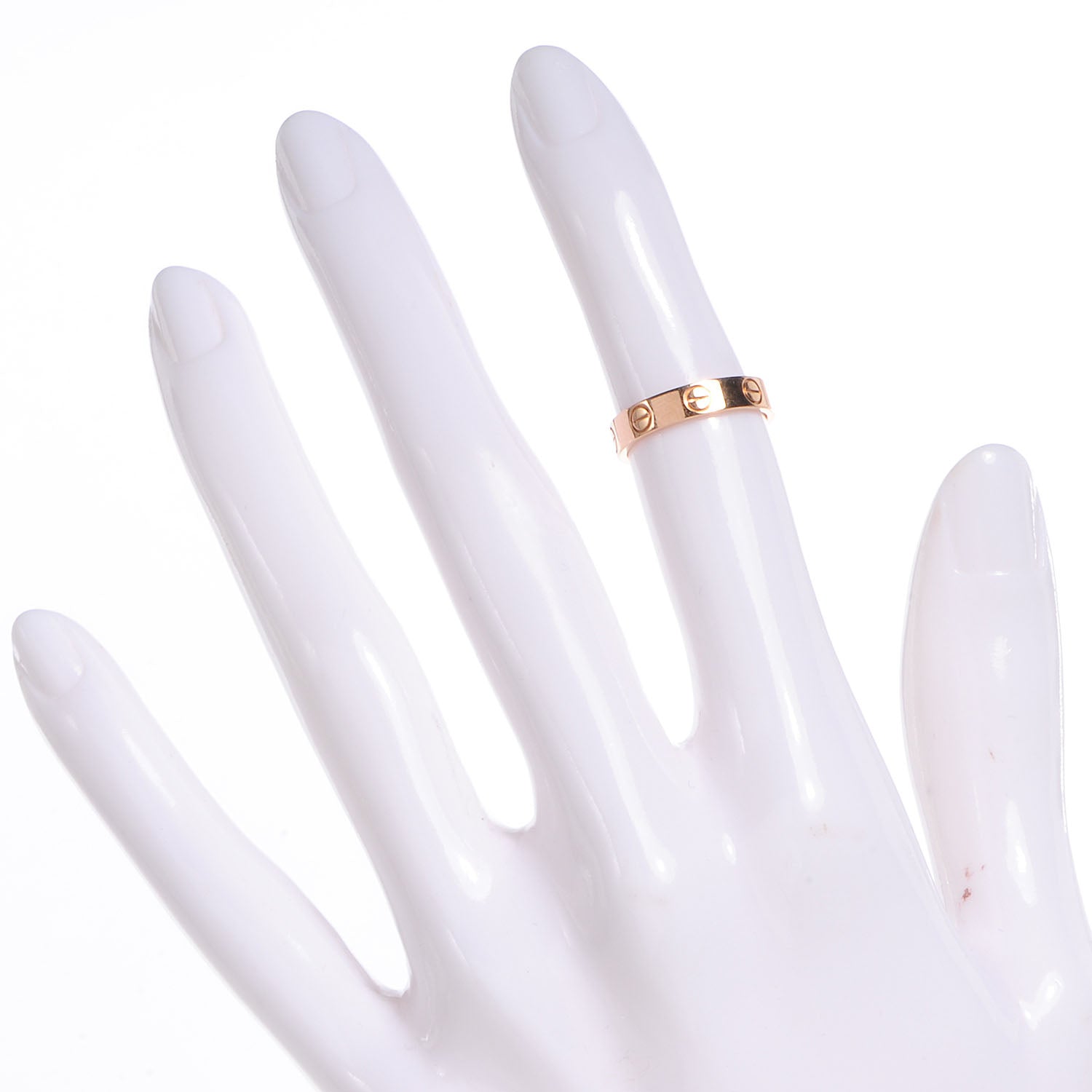 Cartier 18K Pink Gold 3.5mm LOVE Wedding Band Ring 47 4 2 of 4