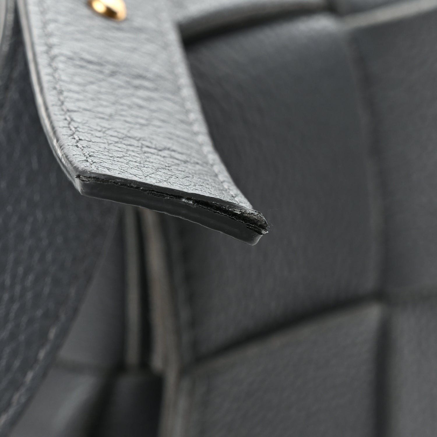 Bottega Veneta Grained Calfskin Maxi Intrecciato Cassette Crossbody Bag Thunder 10 of 12