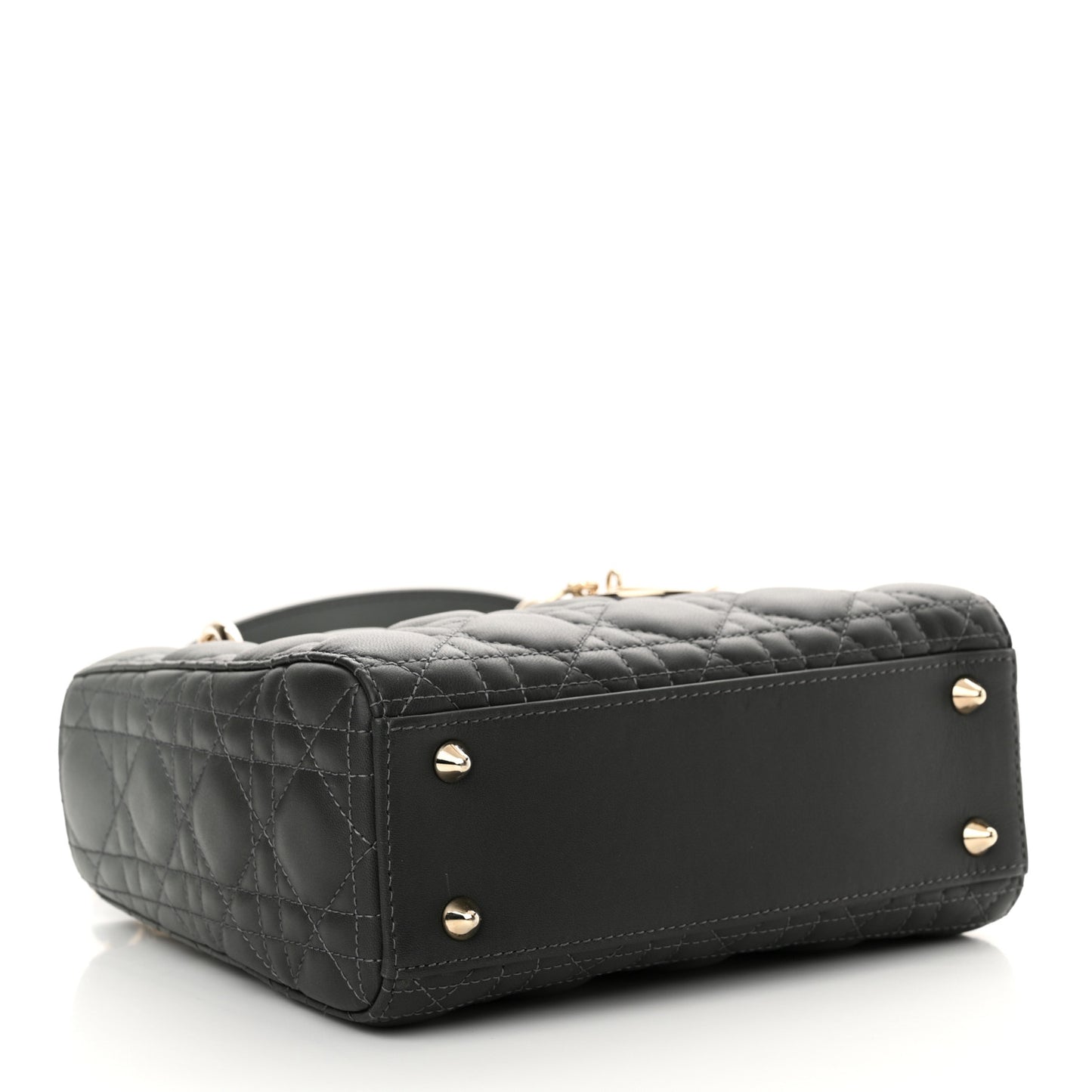 Lambskin Cannage Gradient Small My ABCDior Lady Dior Grey