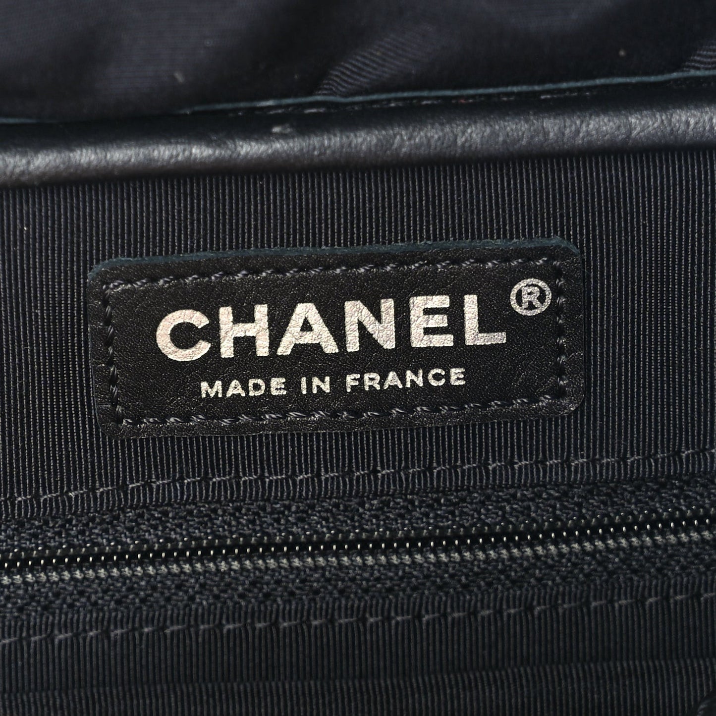 Lambskin Chevron Quilted Camera Case Black