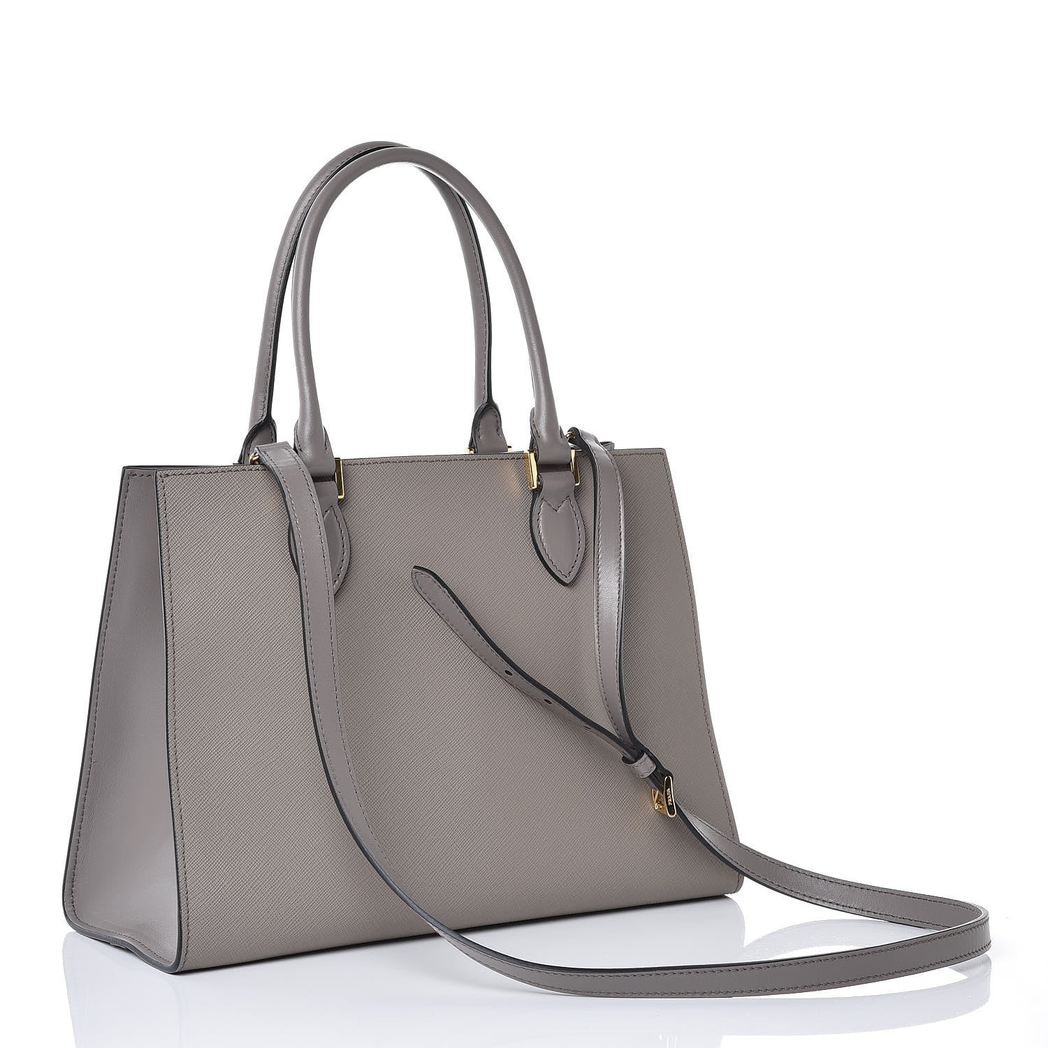 Prada Saffiano Soft Calf Tote Argilla 4 of 8