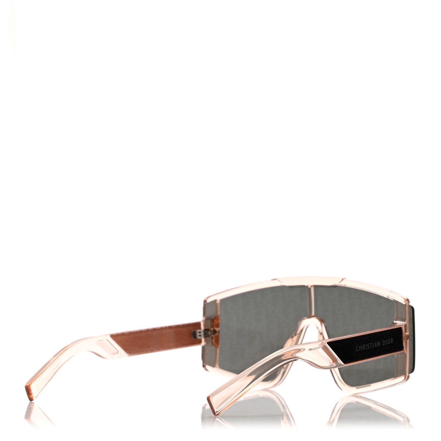 Christian Dior Acetate Diorxtrem MU Oblique Mask Sunglasses Crystal Rose Gold 4 of 7