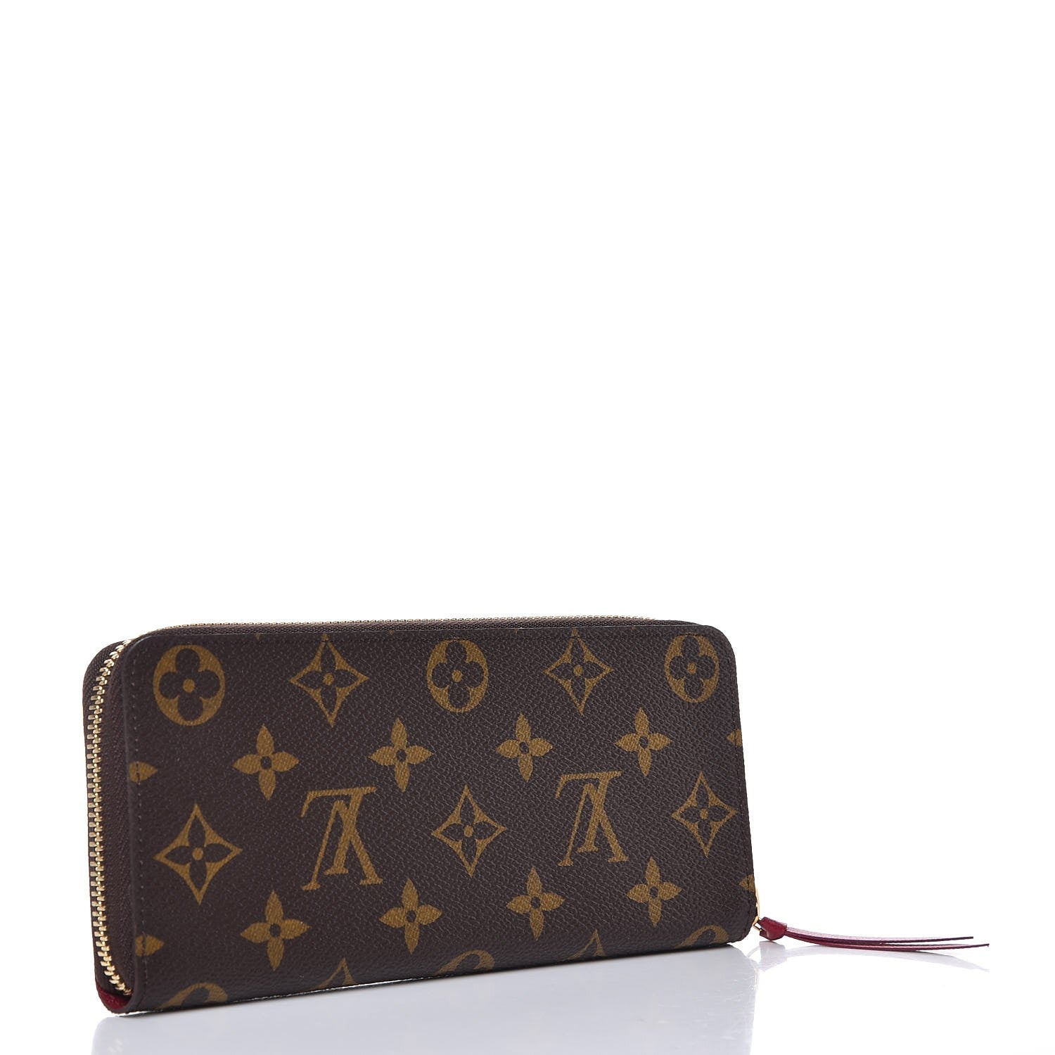 Louis Vuitton Monogram Clemence Wallet Fuchsia 3 of 7