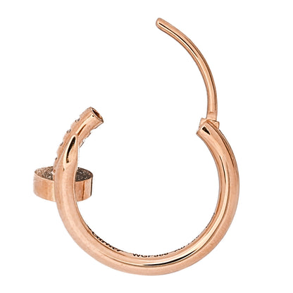 Cartier 18K Pink Gold Juste Un Clou Single Hoop Earring 3 of 5