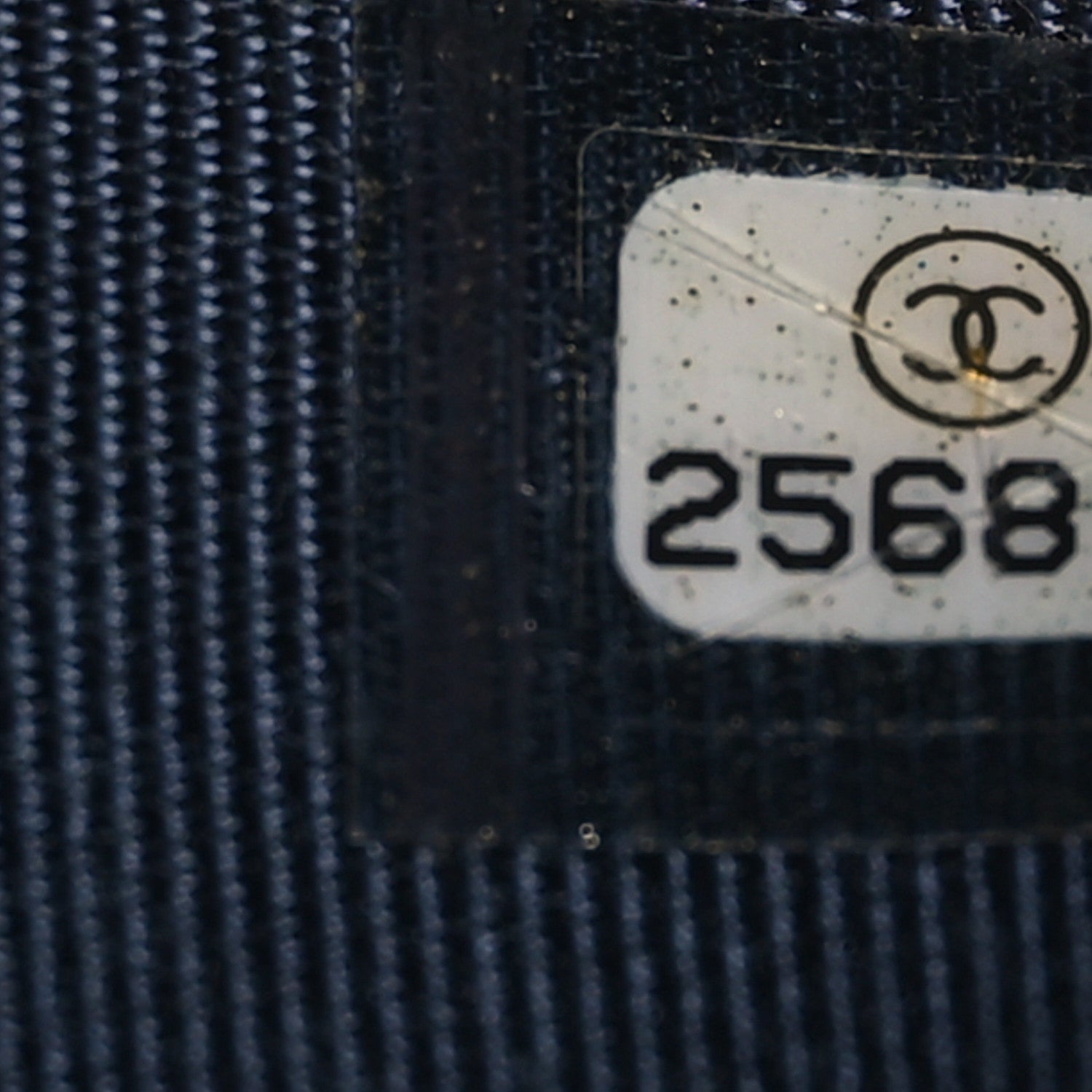 Chanel Metallic Caviar Quilted Flap Card Holder Dark Blue 9 of 13