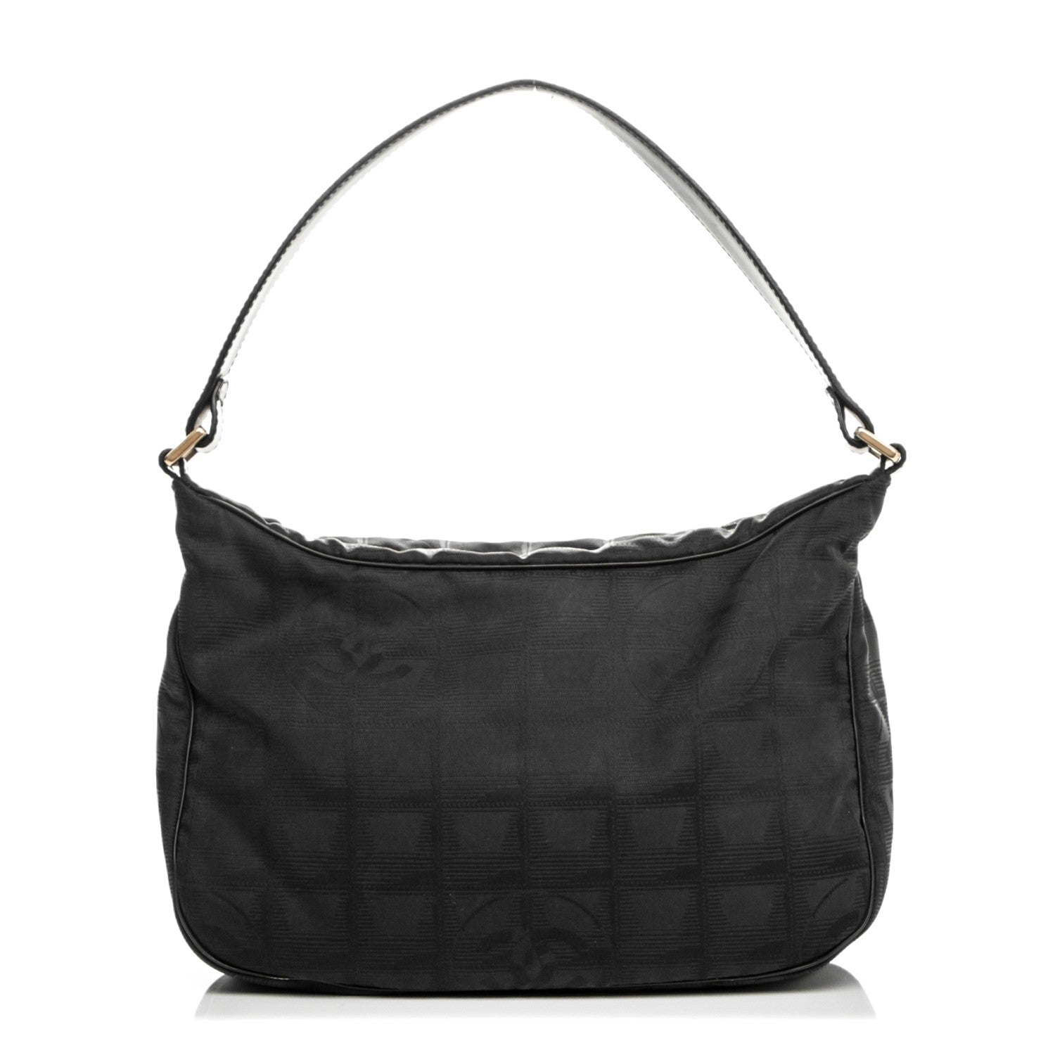 Chanel Nylon Travel Hobo Black 1 of 7