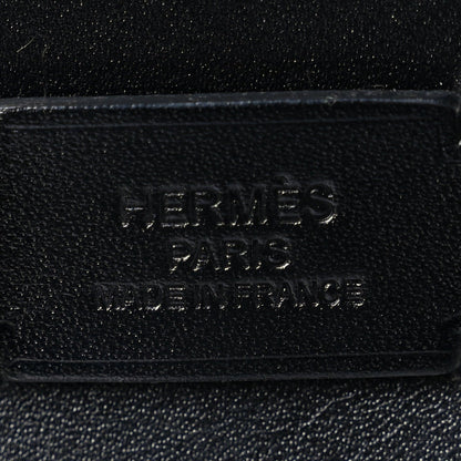 Hermes Military Toile Vache Hunter Herbag Zip Retourne 20 Ecru Black 5 of 8