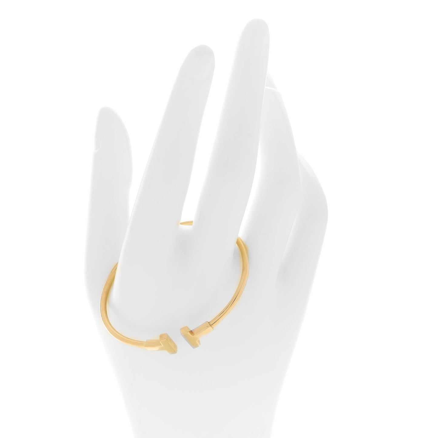 18K Yellow Gold T Wire Bracelet