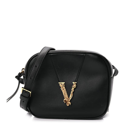Versace Nappa Virtus Camera Bag Black 1 of 9