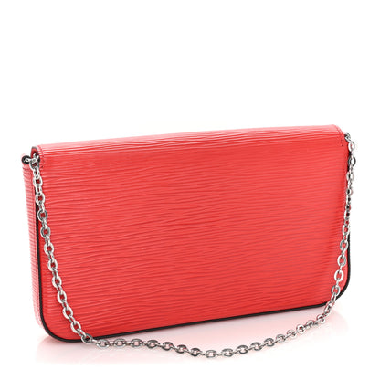 Louis Vuitton Epi Pochette Felicie Coquelicot 2 of 9